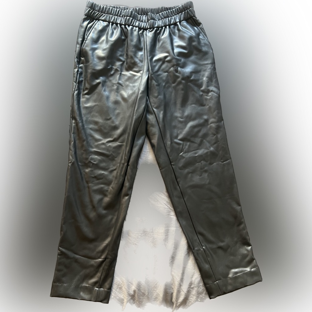 Anne Klein Faux Leather Pants